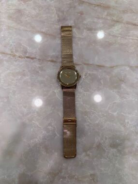 Michael Kors Gold Tone Mesh Band Watch